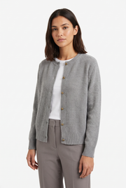 Women's Everyday Knit Cardigan in Grey